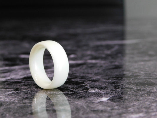Pure White Glow Ring