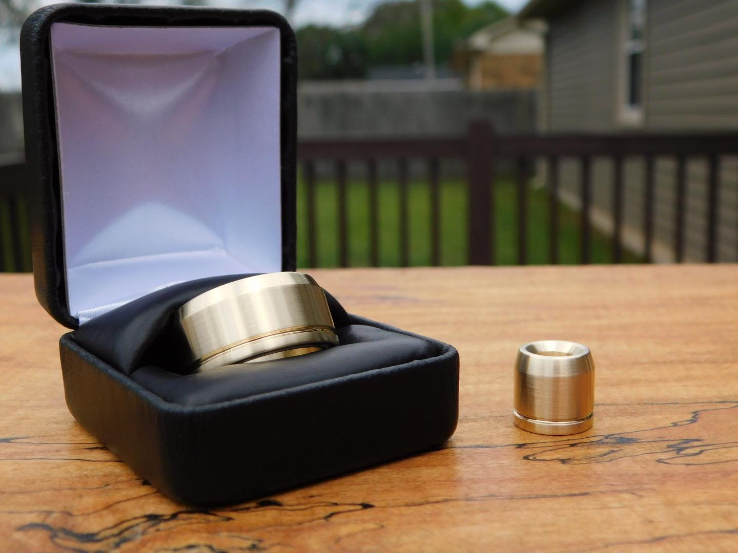 Brass Bullet Ring